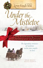 book cover: love finds you under the mistletoe